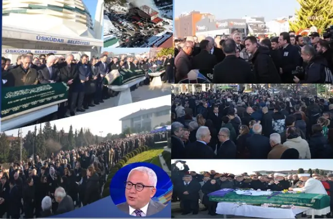 Dr.Nedim Türkmen ve ailesi son yolculuğuna uğurlandı.