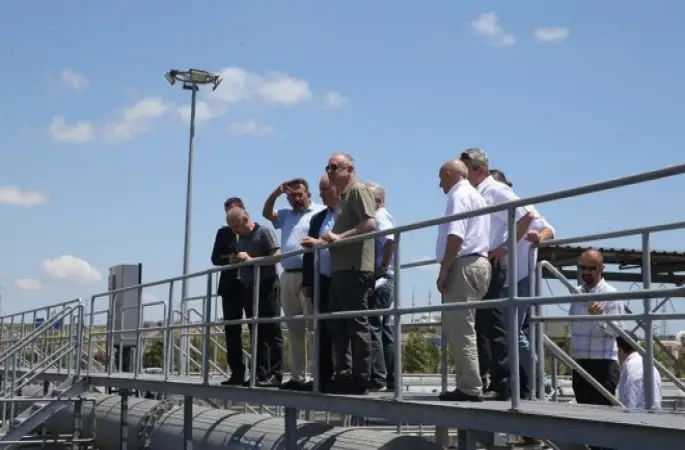 İSKİ GENEL MÜDÜRÜ DR. ŞAFAK BAŞA'DAN ARITMA TESİSLERİNE ZİYARET