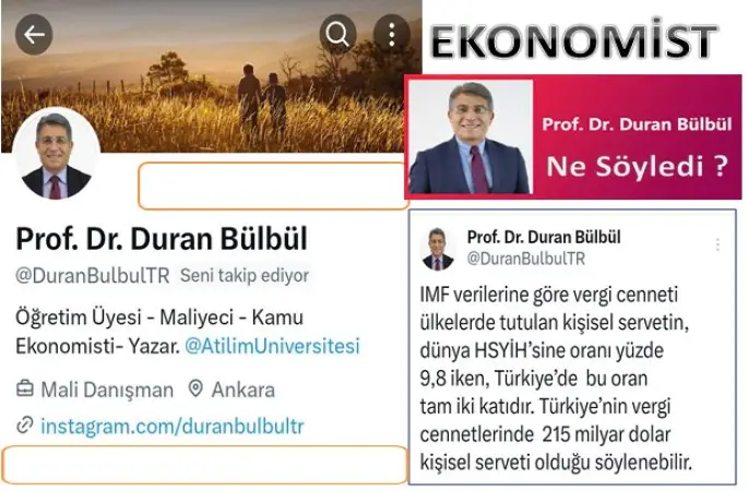 Ekonomist Prof. Dr. Duran Bülbül Ne Söyledi