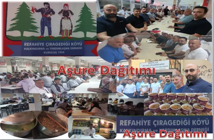 Erzincan Refahiye Çıragediği Köyü Kalkındırma ve Yardımlaşma Derneği Aşure Etkinliği gerçekleştirildi