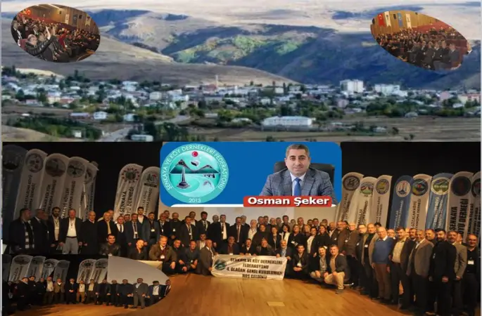 Erzurum Şenkaya ve Köy Dernekleri Federasyonu'nda Yeni Bir Dönem Osman Şeker, Federasyonun Yeni Başkanı Oldu