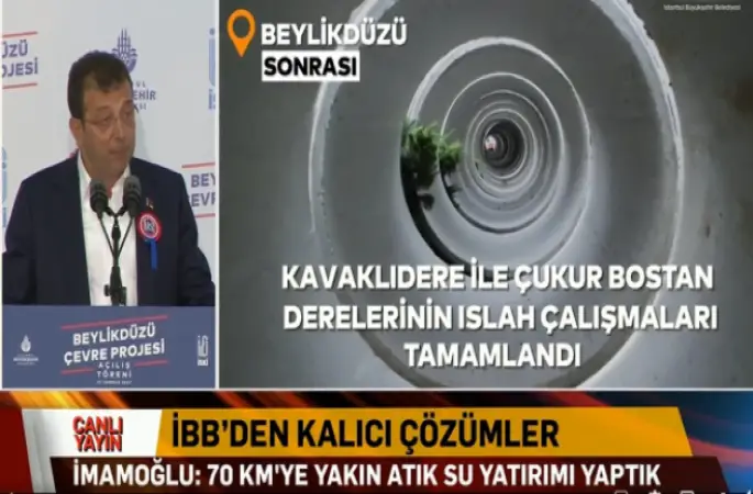 İBB İSKİ Beylikdüzü'nün Sel Kabusunu Bitirdi.