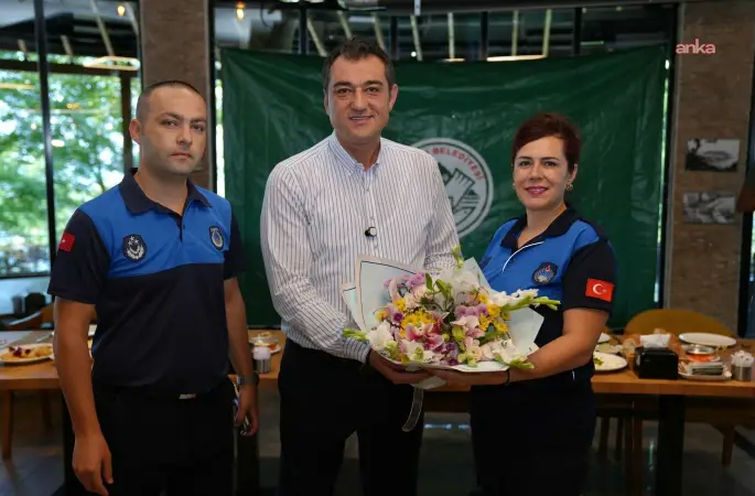 Giresun Belediye Başkanı Fuat Köse, 1-7 Eylül Zabıta Haftası dolayısıyla zabıta personeliyle, düzenlenen yemekte bir araya geldi.