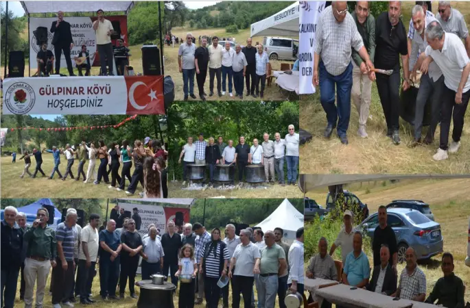 Gülpınar Köyü'nde Gurbet İle Sıla Aynı Sofrada Buluştu