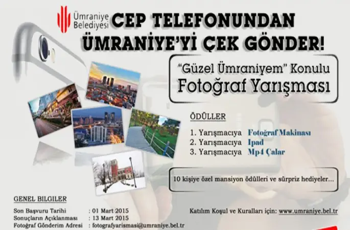 “Güzel Ümraniyem” Fotoğraf Yarışması Başlıyor
