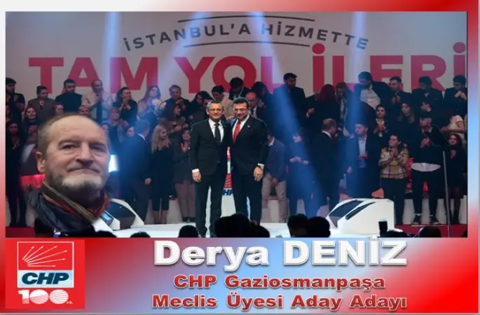 “GAZİOSMANPAŞA seçeneksiz değildir” Derya DENİZ den GAZİOSMANPAŞA'DAN TAM YOL İLERİ ÇAĞRISI GELDİ..