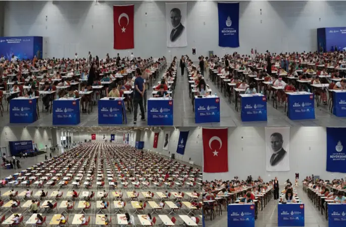 İBB TEKNOLOJİ ATÖLYELERİ SINAVINA YOĞUN İLGİ