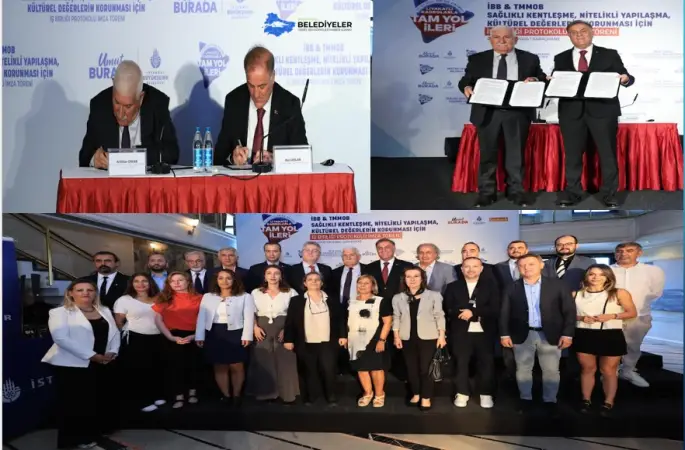 İBB ve TMMOB Arasında Afete Dirençli İstanbul İçin Tarihi İş Birliği Protokolü