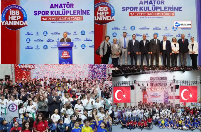 İbb’den Kentteki Amatör Spor Kulüplerine 214 Bin 385 Adet  Malzeme Desteği Sağladı