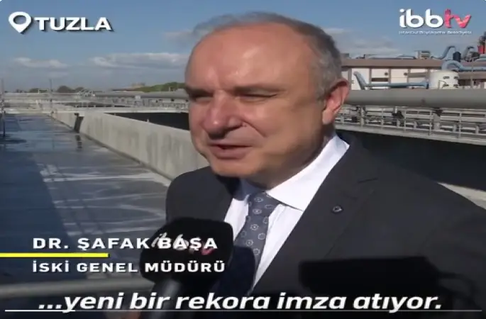 İSKİ Genel Müdürü Dr.Şafak BAŞA Türkiye’nin en büyük ileri biyolojik atıksu arıtma tesisini açıyor.