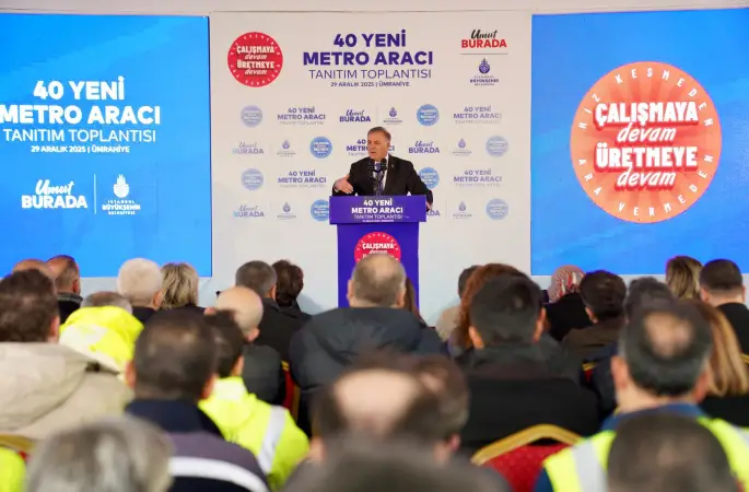 İstanbul yeni Metro araçlarına kavuşmaaya hazır.