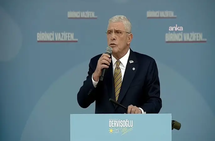 İYİ Parti'nin 'Birinci Vazifen Mitingi'.. Dervişoğlu: Bizim için meşruiyet Türk milletinin yüreğinin attığı Mersin meydanıdır dedi.
