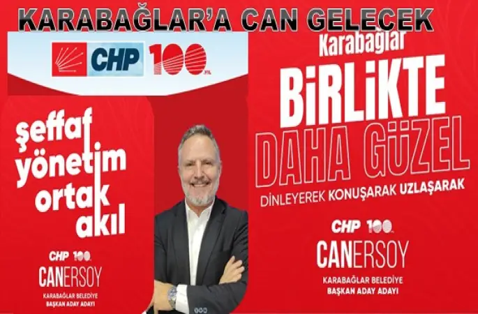 KARABAĞLAR' a  CAN  GELECEK KARABAĞLAR CAN ERSOY'LA CANLANACAK.