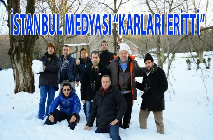 Kartepe'nin Karları İstanbul Medyası İle Eridi