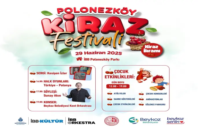 Kiraz Tadında Bir Gün: Polonezköy Kiraz Festivali Başlıyor!  Kültür, müzik ve doğa Polonezköy’de buluşuyor