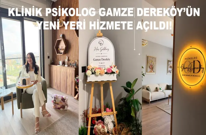 Klinik Psikolog Gamze Dereköy’ün Yeni Merkezi Hizmete Açıldı