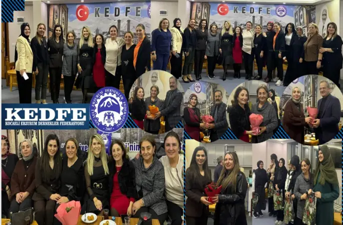 Kocaeli Erzurum Dernekler Federasyonu  KEDFE Kadın Kolları’ndan “Bir Şehir, Bir Sofra” Projesine Anlamlı Ev Sahipliği Yaptı.