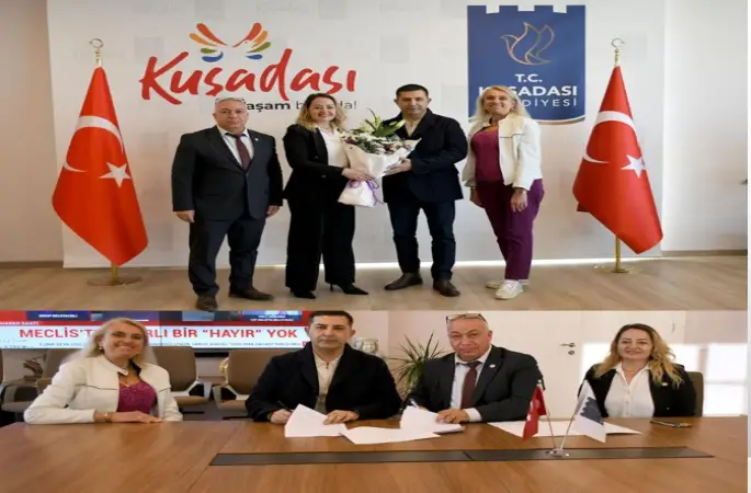 KUŞADASI BELEDİYESİ’NDE SOSYAL DENGE TAZMİNATI SÖZLEŞMESİ İMZALANDI