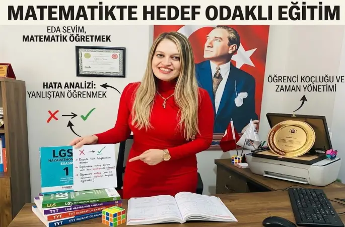 Matematik Öğretmeni ve Öğrenci Koçu Eda Sevim’den Hedef Odaklı Eğitim: