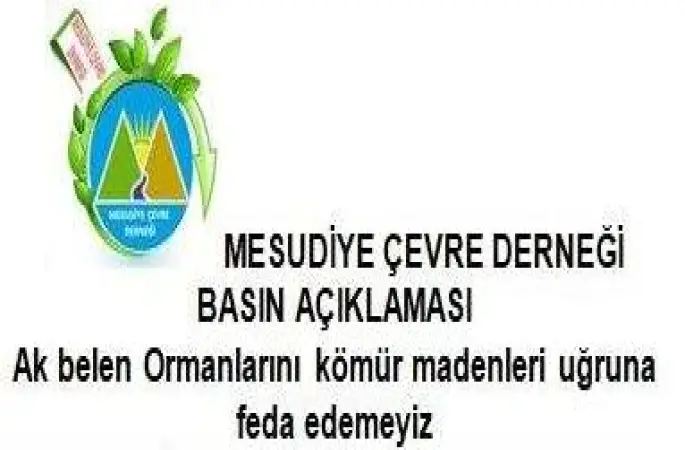 MESUDİYE ÇEVRE DERNEĞİ BASIN AÇIKLAMASI