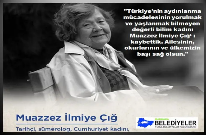 Muazzez İlmiye Çığ 2021'de  "Atatürk olmasaydı biz olmayacaktık"   Arkeolog, Dilbilimci ve Sümerolog Muazzez İlmi Hayatını Kaybetti