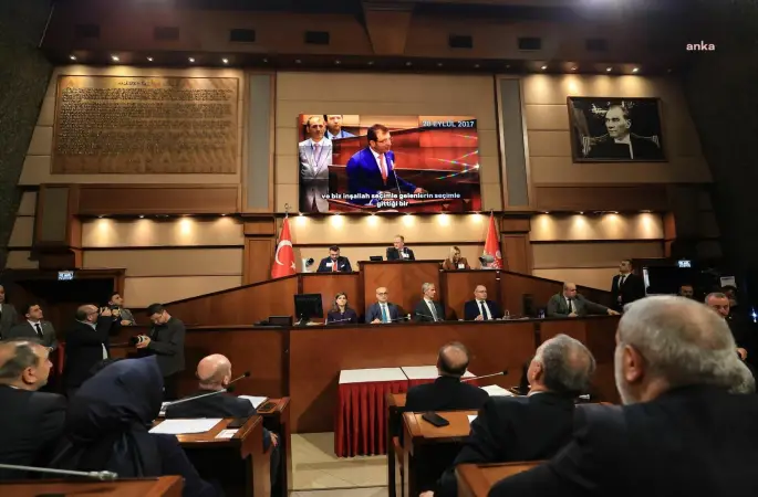 Nuri Aslan İBB Başkanvekili seçildi... İmamoğlu'nun 8 yıl önceki görüntüsü gösterildi: "Seçimle gelenlerin seçimle gittiği bir İBB Meclisi oluruz” dediler