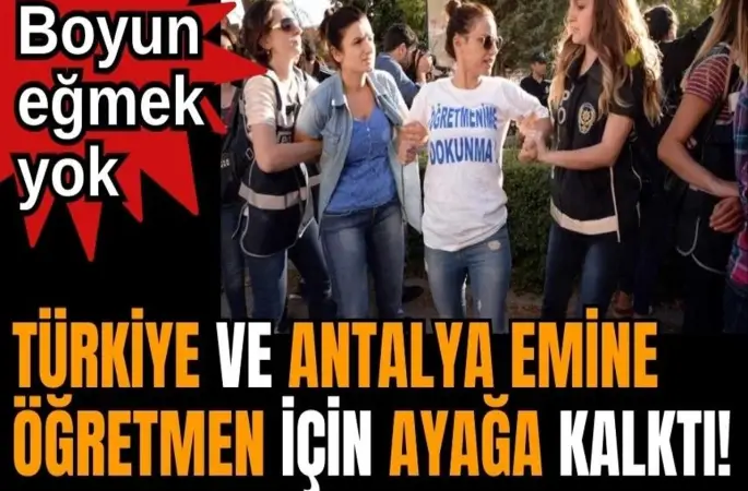 Öğretmen Emine Karakaş, iktidarı eleştirdiği “Türkiye Yüzyılı” konuşması nedeniyle gözaltına alınmıştı serbest bırakıldı.