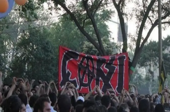Olimpiyat Stadı'nda Gezi Parkı Protestosu 