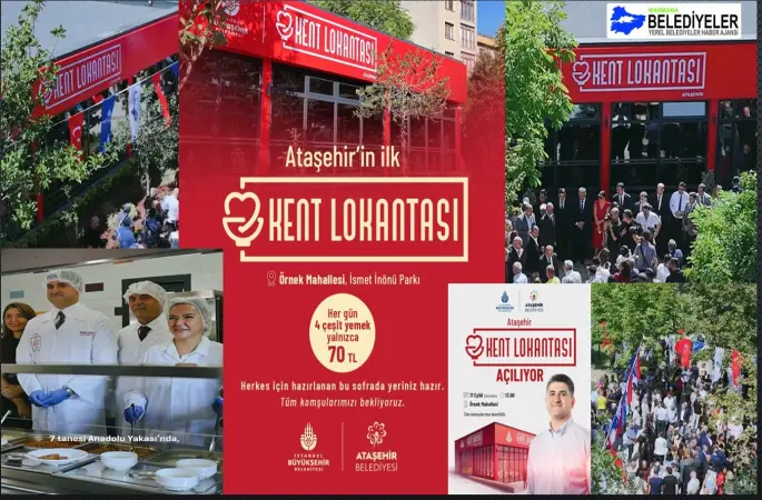 “Onursal Adıgüzel’den Ataşehir’e Sosyal Destek İlk Kent Lokantası Hizmete Girdi”