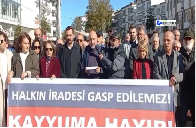 Ordu Demokrasi Platformu'ndan "kayyum" protestosu yapildı ve Basın Açıklaması Yaptılar
