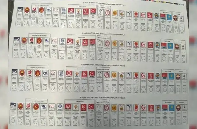 Seçime günler kala oy pusulalarının basımına başlandı: Boyu 1 metre