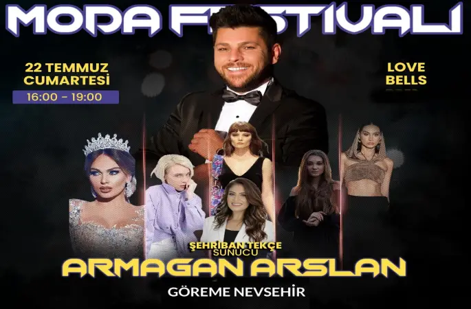 Şehriban Tekçe' nin sunuculuğunu yapacağı Moda Festivali Uç Hisar'da yapılacak