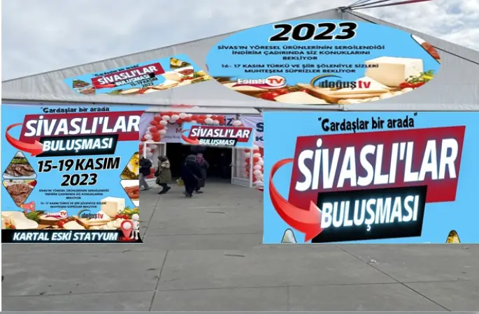 SİVASLILAR BULUŞMASI 15 /19 KASIM'DA KARTALDA GERÇEKLEŞİYOR