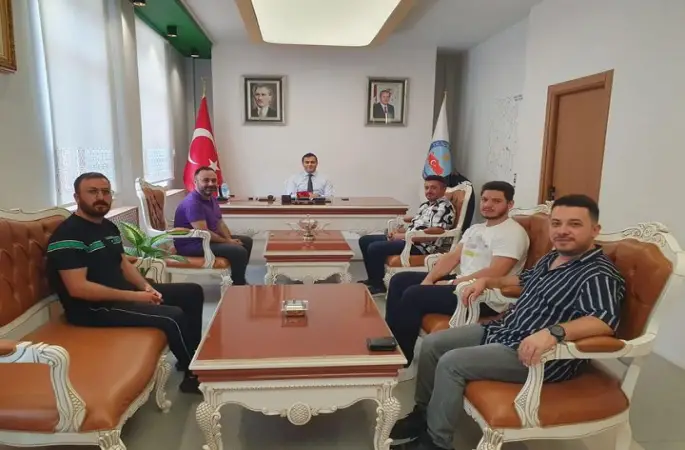 Taşova Belediyesi Spor Kulübü'nden Kaymakam İmran Demirel'e Hayırlı Olsun Ziyareti