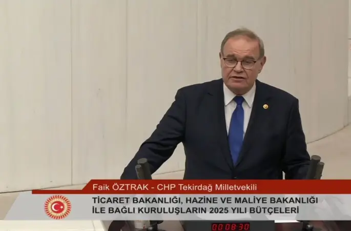 TBMM Genel Kurulu... CHP'li Öztrak: "Erdoğan, açlıkla boğuşmak zorunda bıraktığı emekliye yaşattığı zulmü görmüyor"