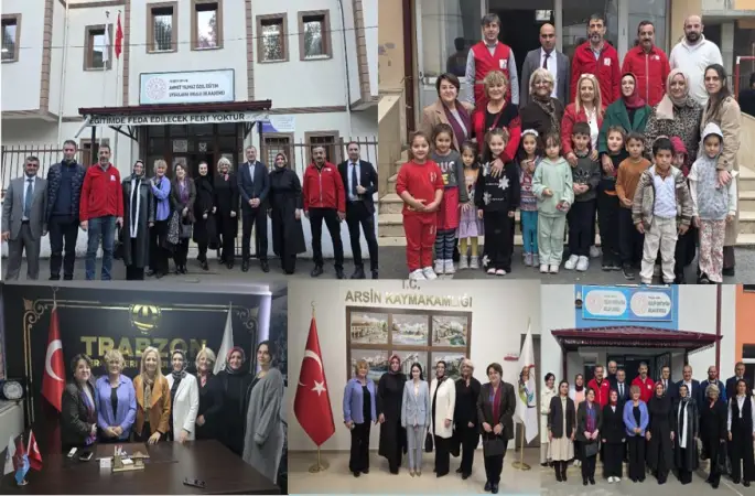 TRABZON DERNEKLERİ FEDERASYONU BU KIŞ DA KÖY OKULLARINI UNUTMADI