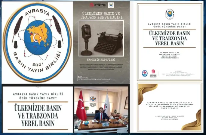 Ülkemizde Basın ve Trabzon’da Yerel Basın: Başarılı Gazeteciler Trabzon’da Ödüllendirilecek