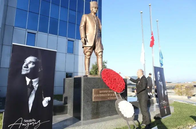 Ulu Önder Mustafa Kemal Atatürk İSKİ’de Anıldı