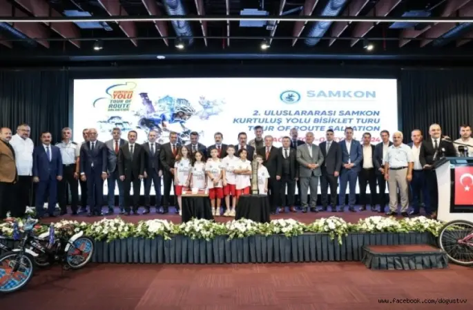 Uluslararası Kurtuluş Yolu Bisiklet Turu'nun Basın Lansmanı, Samsun'da Görkemli Bir Şekilde Gerçekleşti