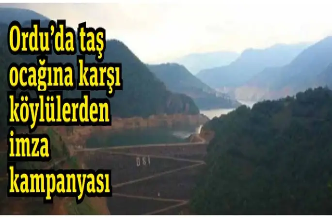 Üzerine 16 HES ve iki barajın yapıldığı Melet Irmağı’nın Kuruçay mevkiine, taş ocağı yapılmak isteniyor.