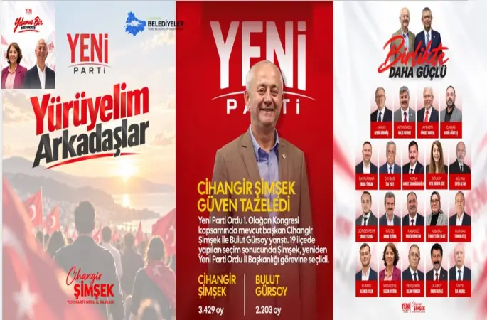 Yeni Parti Ordu’da Cihangir Şimşek Güven Tazeledi: 19 İlçedeki Seçimin Ardından Yeni Dönem Başladı