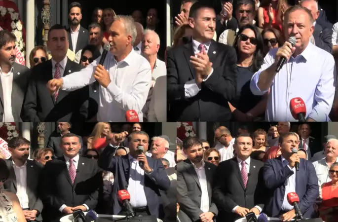 YENİ Parti Sarıyer İlçe Başkanlığı açılışı... Gökan Zeybek: "Utanmadan yapmadıkları köprüleri, otoyolları özelleştirme kapsamına aldılar"