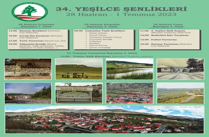 YEŞİLCELİLER KÜLTÜR VE DAYANIŞMA DERNEĞİNDEN ÇAĞRI HAYDİN ŞENLİĞEEEEE....